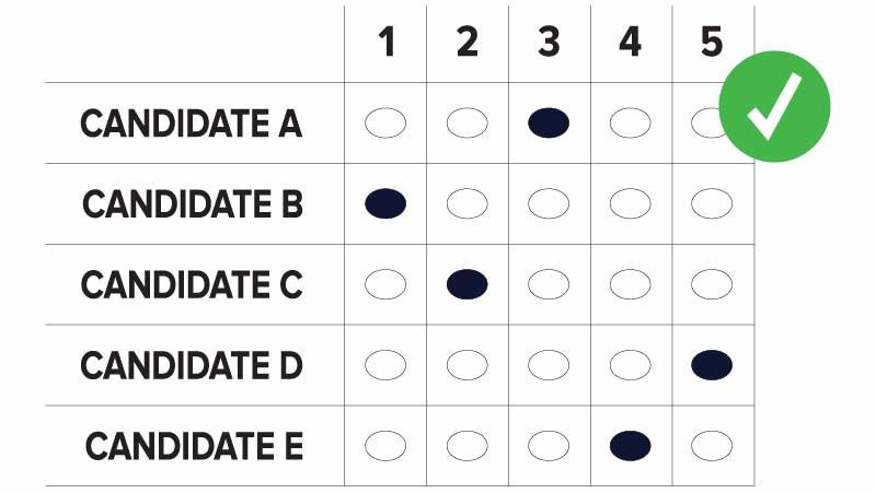 Ranked Choice Voting Example